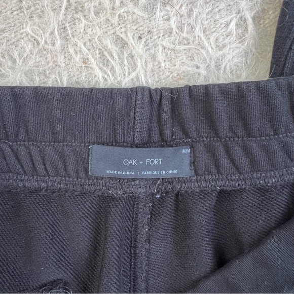 Oak & Fort Black Hoodie + Sweatpants Set - size Medium - Picture 4 of 5